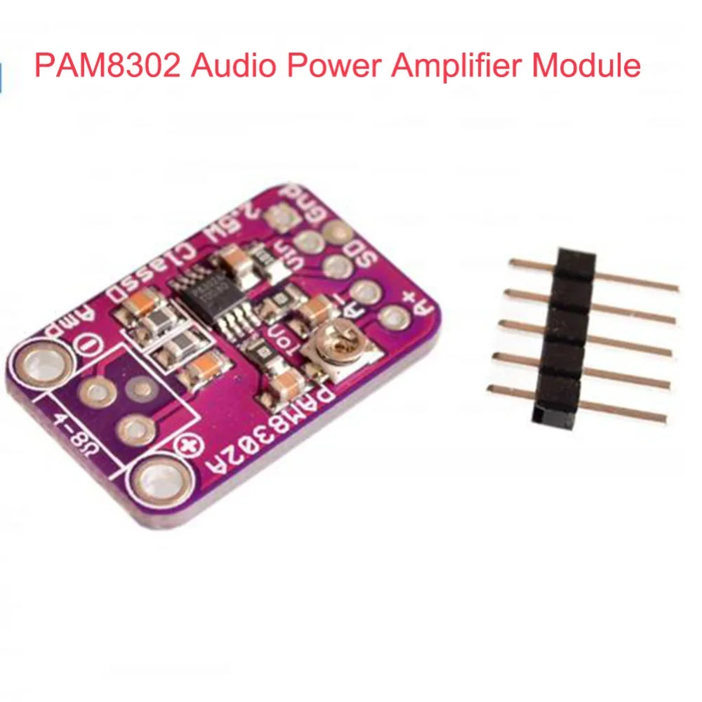 CJMCU 832 PAM8302 2 5 W одноканальный класс D Модуль усилителя мощности - Цена: 180,29 руб.