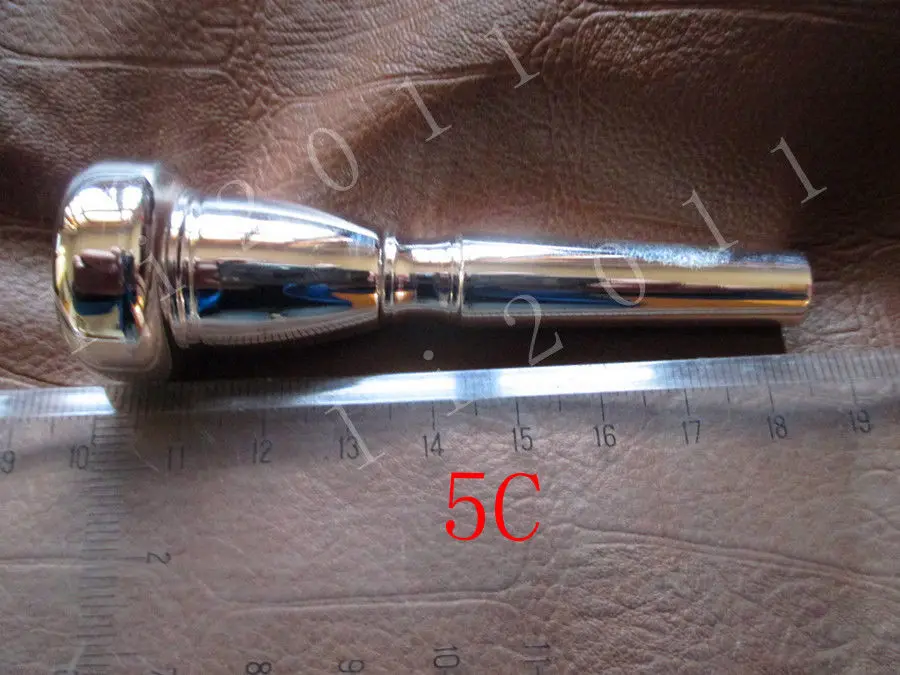 2 шт Новый 7C и 5C труба мундштук посеребренный|silver plated|silver silvermouthpiece trumpet |