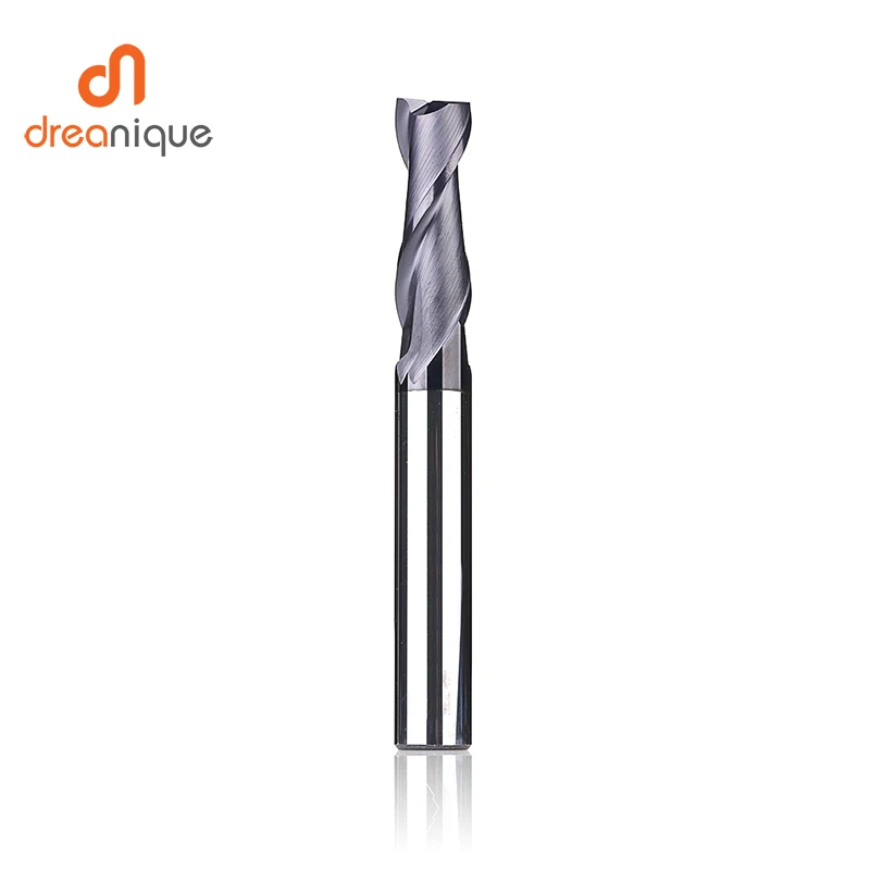 

1pc Inch size tungsten carbide end mill 2 flutes cnc end milling cutter tools for face and slot machining hrc50 coated end mills