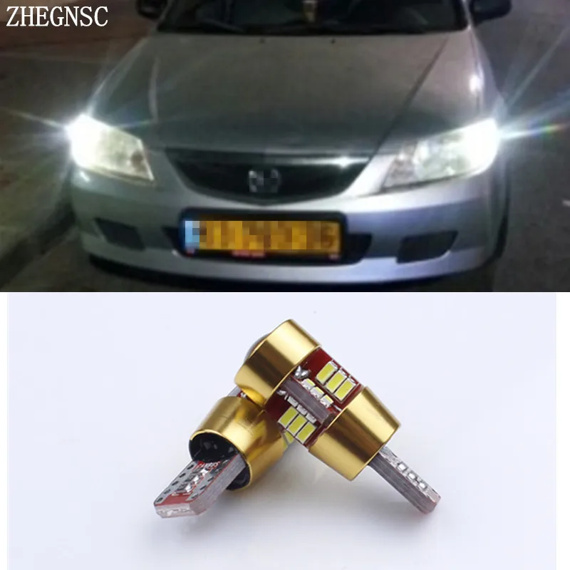 2 шт. T10 W5W Canbus без ошибок светодиодный светильник на танкетке для Mazda 323 626 cx 5 3 6 8 Atenza