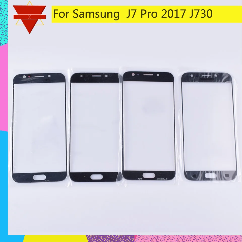 10 шт./лот для samsung Galaxy J7 Pro 2017 J730 J730F SM J730G/DS сенсорный экран передняя стеклянная