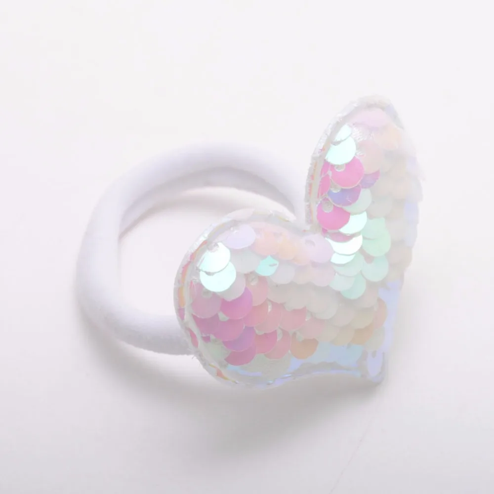 2 шт. Детские резинки для волос в виде сердца|Аксессуары девочек| |