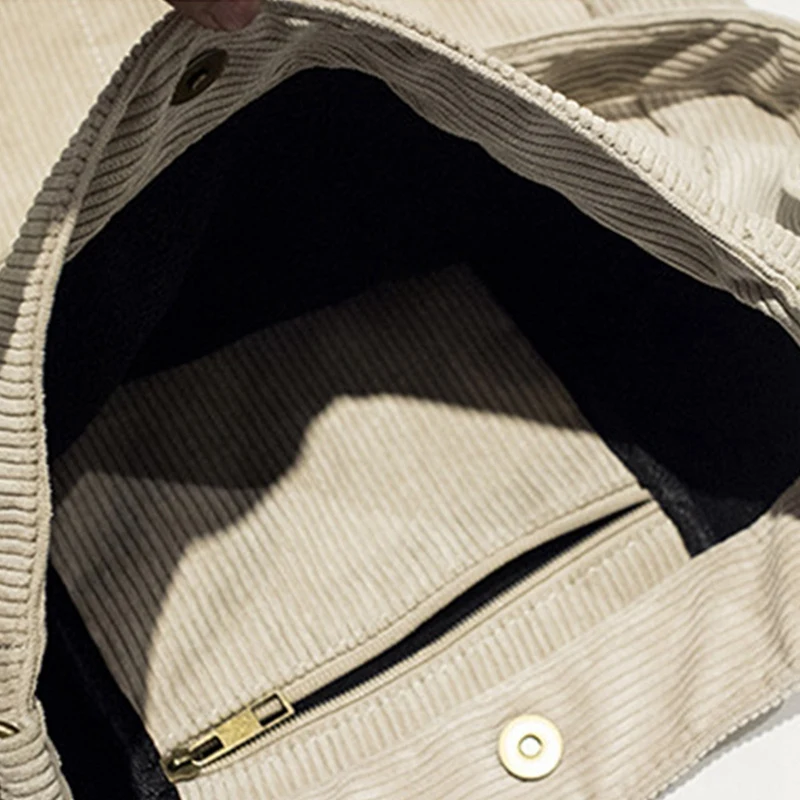 TFTP-модная Вельветовая сумка через плечо простая Холщовая Сумка в стиле ретро