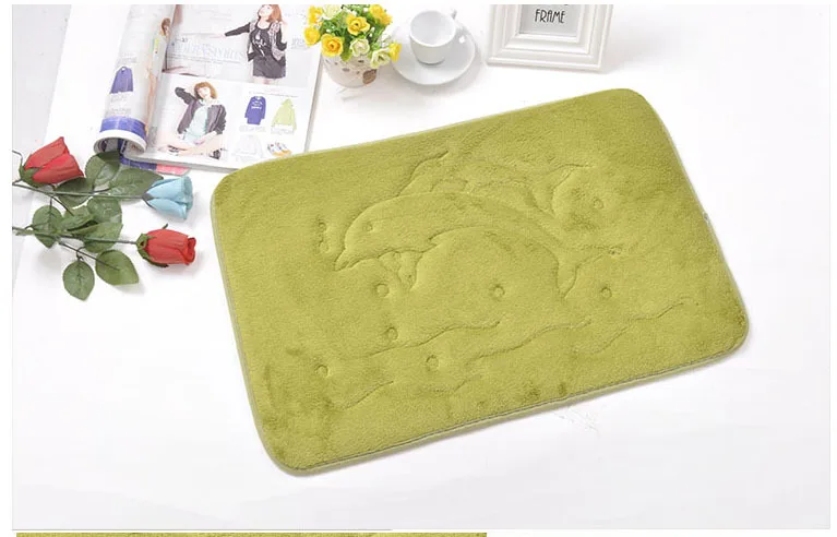 Напольный супермягкий коралловый флисовый коврик для ванной 50x80 см|carpet mat|floor