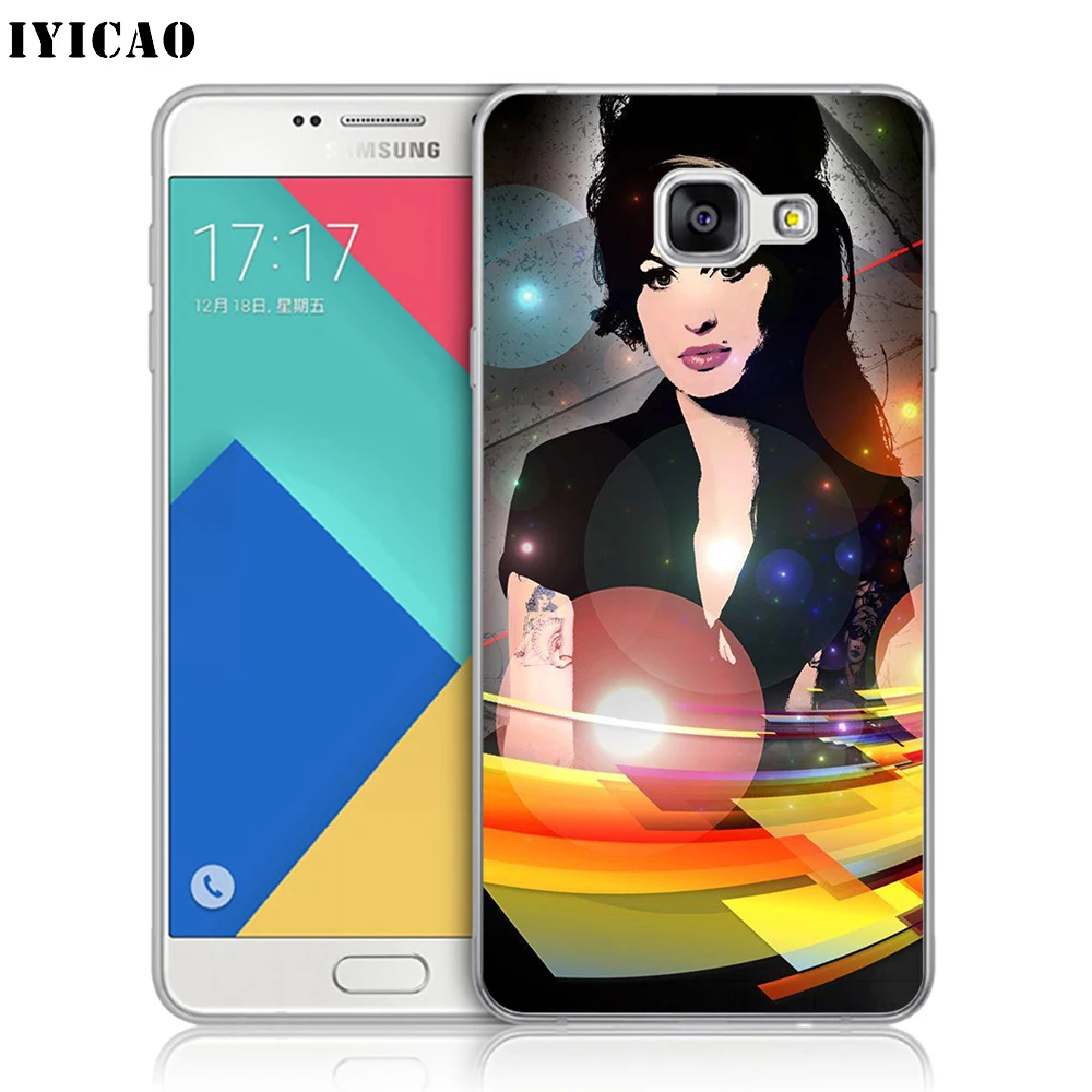 IYICAO Amy Winehouse Мягкий силиконовый чехол для телефона Samsung A10 A30 A40 A50 A70 M10 M20 M30 TPU |