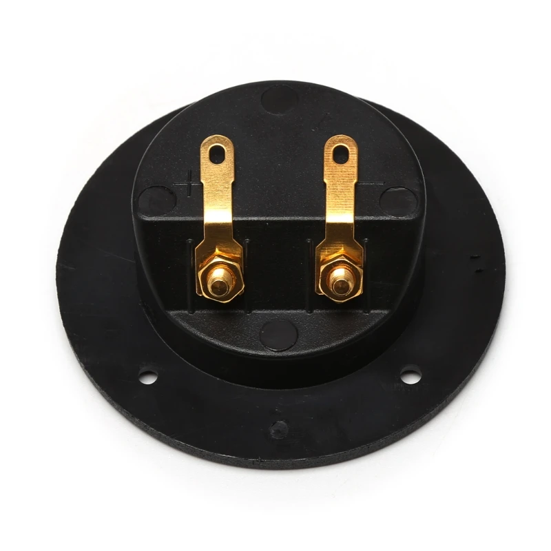 New Car Stereo Speaker Box Terminal Round Spring Cup Connector Subwoofer Plug |