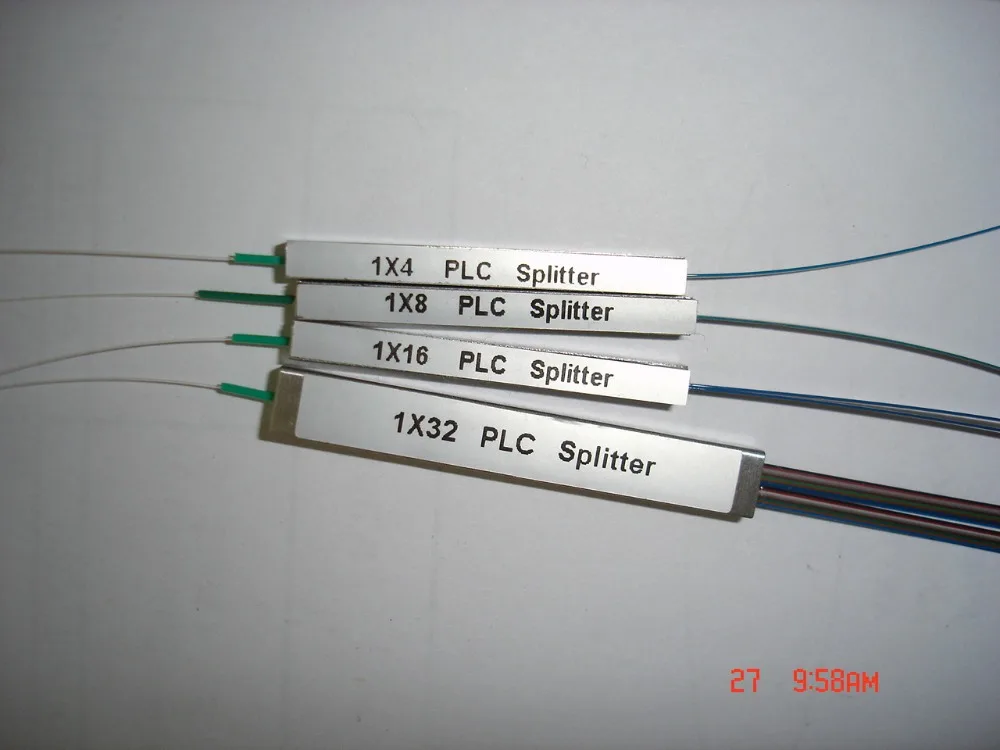 Оптоволоконный сплиттер типа мини 5 шт./лот Оптический Сплиттер PLC соединитель 1X4