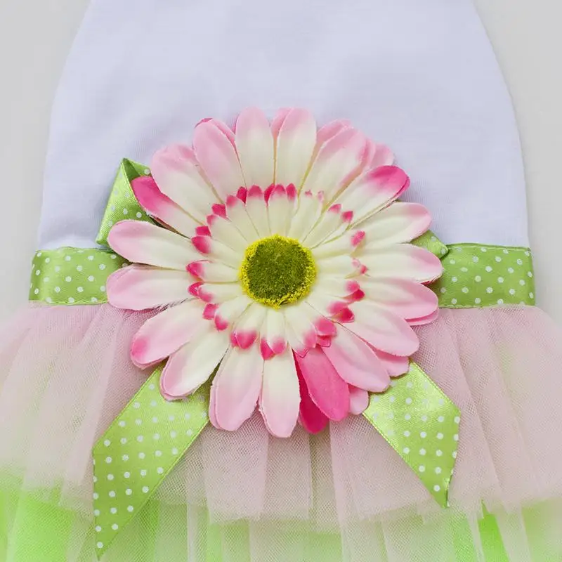 Любимая одежда собака платье для собак весной и летом лепестки торговли бренд