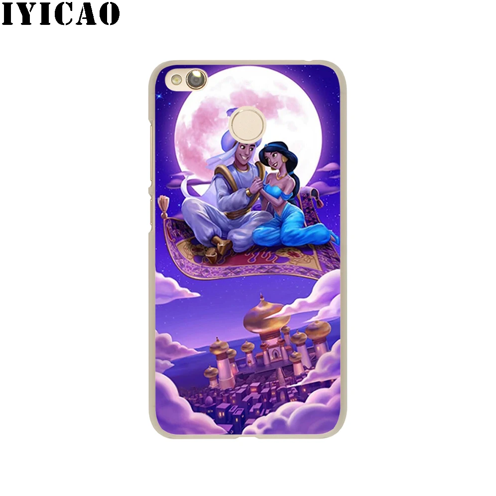 Жесткий чехол с мультипликационным принтом IYICAO Aladdin для Redmi 8A 6A 4A S2 Note 7 3 4 4X 6 5 Pro 5A