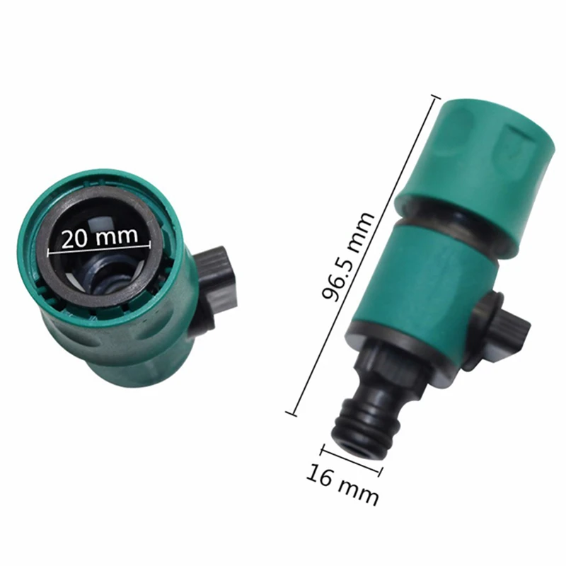 Promotion! Plastic Valve with Quick Connector Agriculture Garden Watering Prolong Hose Irrigation Pipe Fittings Adapter S |