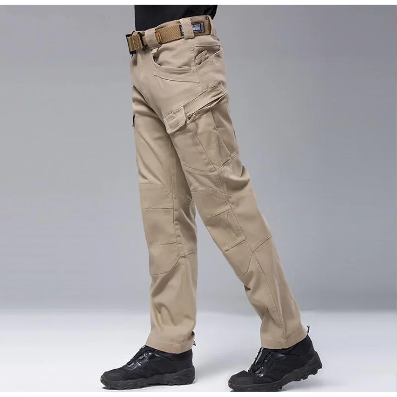 

Combat Military Tactical Pants Men Large Multi Pocket Army Cargo Pants Casual Cotton Security Bodyguard Trouser