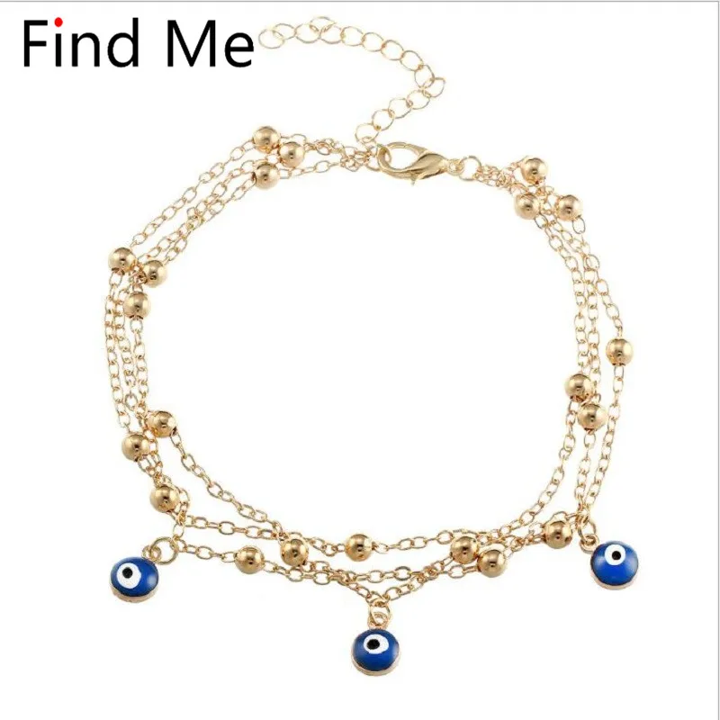 Женские разноцветные браслеты Find Me богемные этнические хиппи-кисточка для ног на