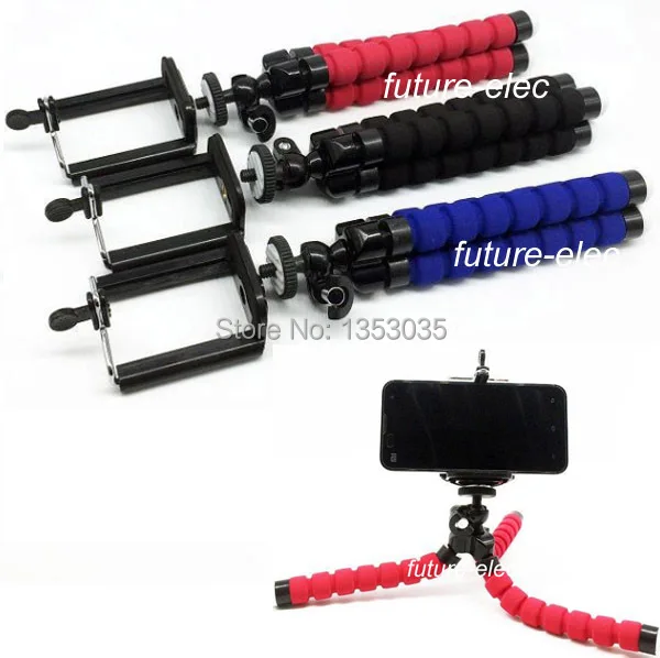 3 шт. красная/синяя/черная нога осьминога гибкий штатив кронштейн подставка