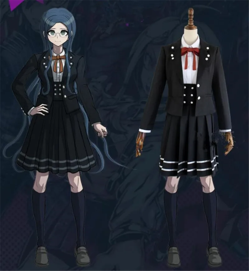 Аниме Danganronpa V3 Shirogane Tsumugi Оригинальная версия JK униформа косплей костюм для женщин