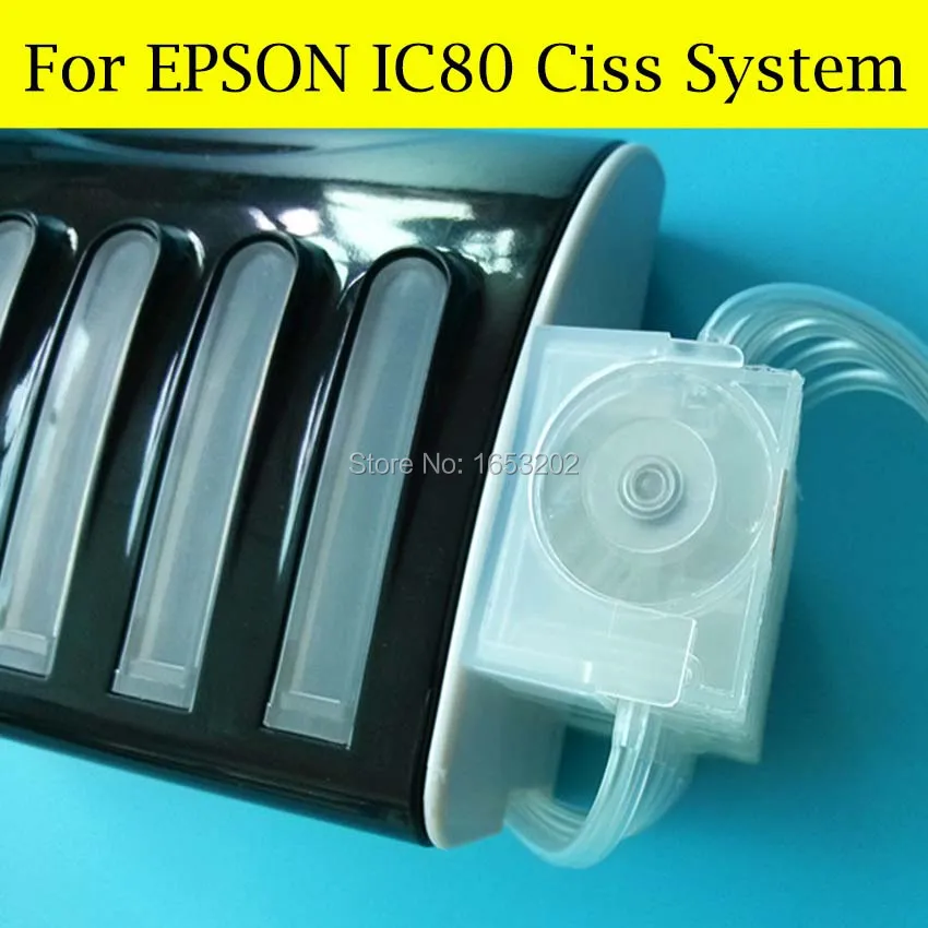 Пустой 6 цветов/набор IC80 СНПЧ для EPSON система Epson EP707A/777A/807AB/807AR/807AW/977A3 печать |