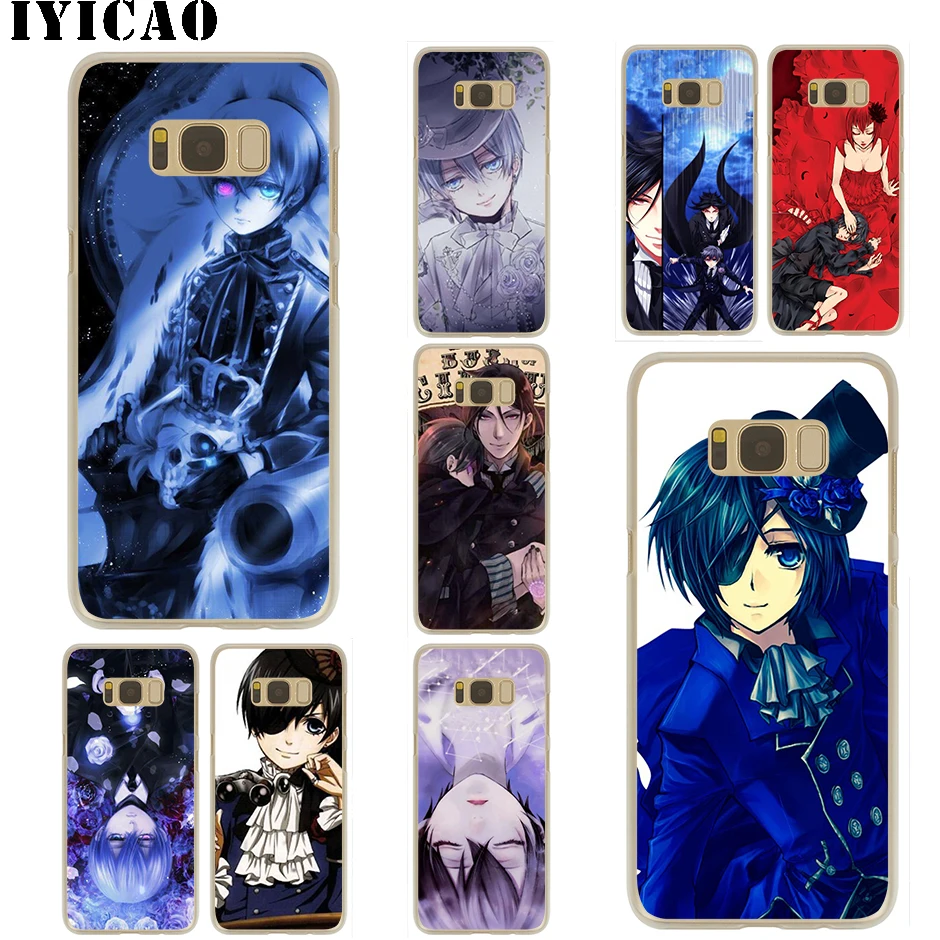 IYICAO Anime Black Butler Ciel Hard Case for Samsung Galaxy S10e S10 S9 S8 Plus S6 S7 Edge Cover Note 9 8 10 | Мобильные телефоны и