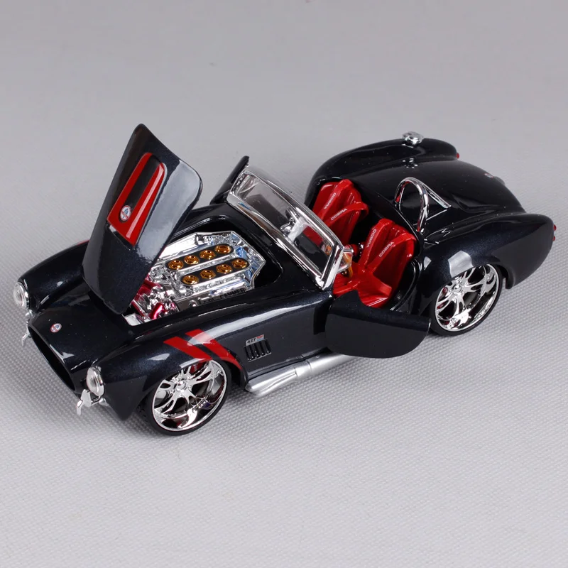 Maisto 1:24 1965 shelby cobra 427 темно серый автомобиль литья под давлением Кабриолет модель