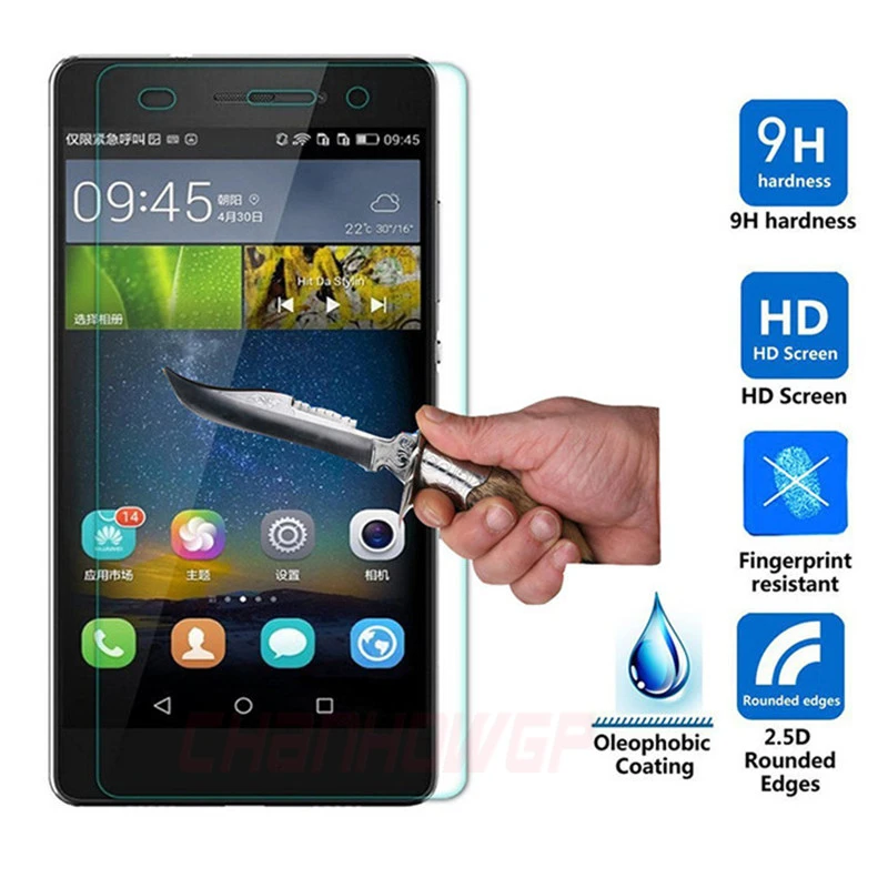 Закаленное стекло 9H для Huawei Y6 2015 Защитное HUAWEI y6 защита экрана защитная пленка с