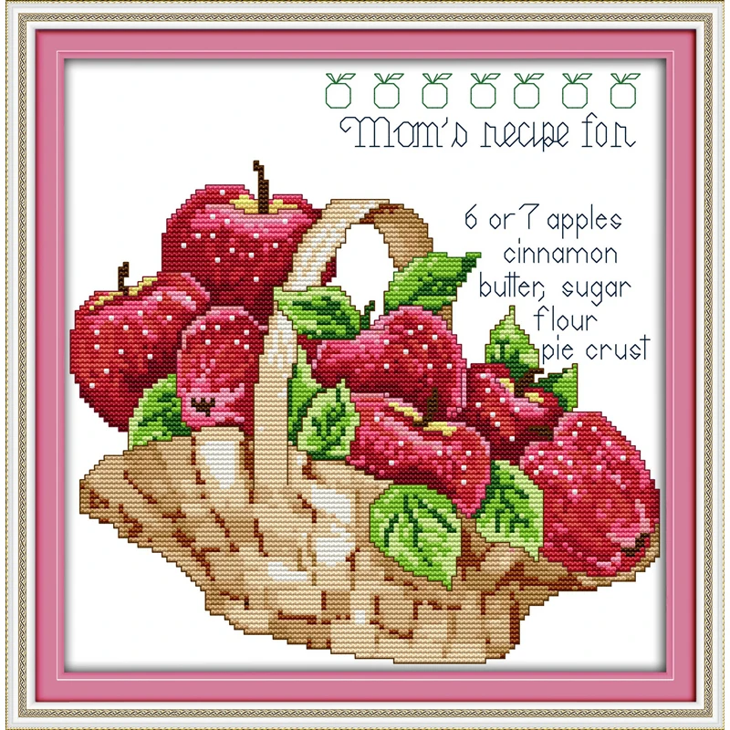 Everlasting Love Apple Basket китайские наборы крестиков экологическая хлопковая ткань 11 CT 14