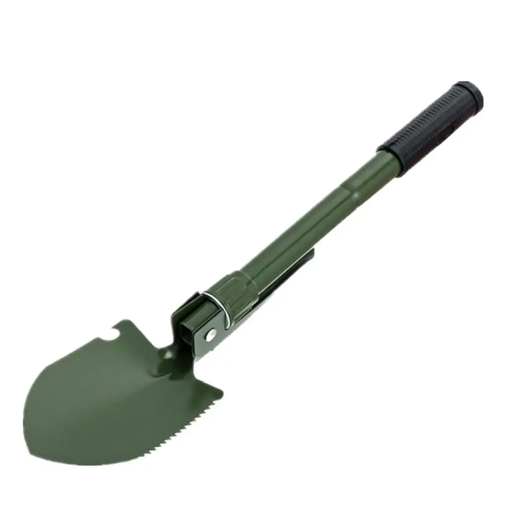 army green Многофункциональная Военная Складная лопата саперы Кемпинг Складная, переносная сумка для переноски инструмент для выживания Лопата - Цвет: army green
