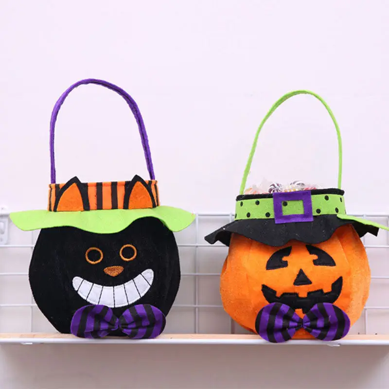 1Pc Happy Halloween Tote Bag Witch Pumpkin Prints Halloween Gift Candy Bag Cookie Bags Storage Handbag Party Gifts Bag (art.: 7ac8dfd0d) - 7ac8dfd0d