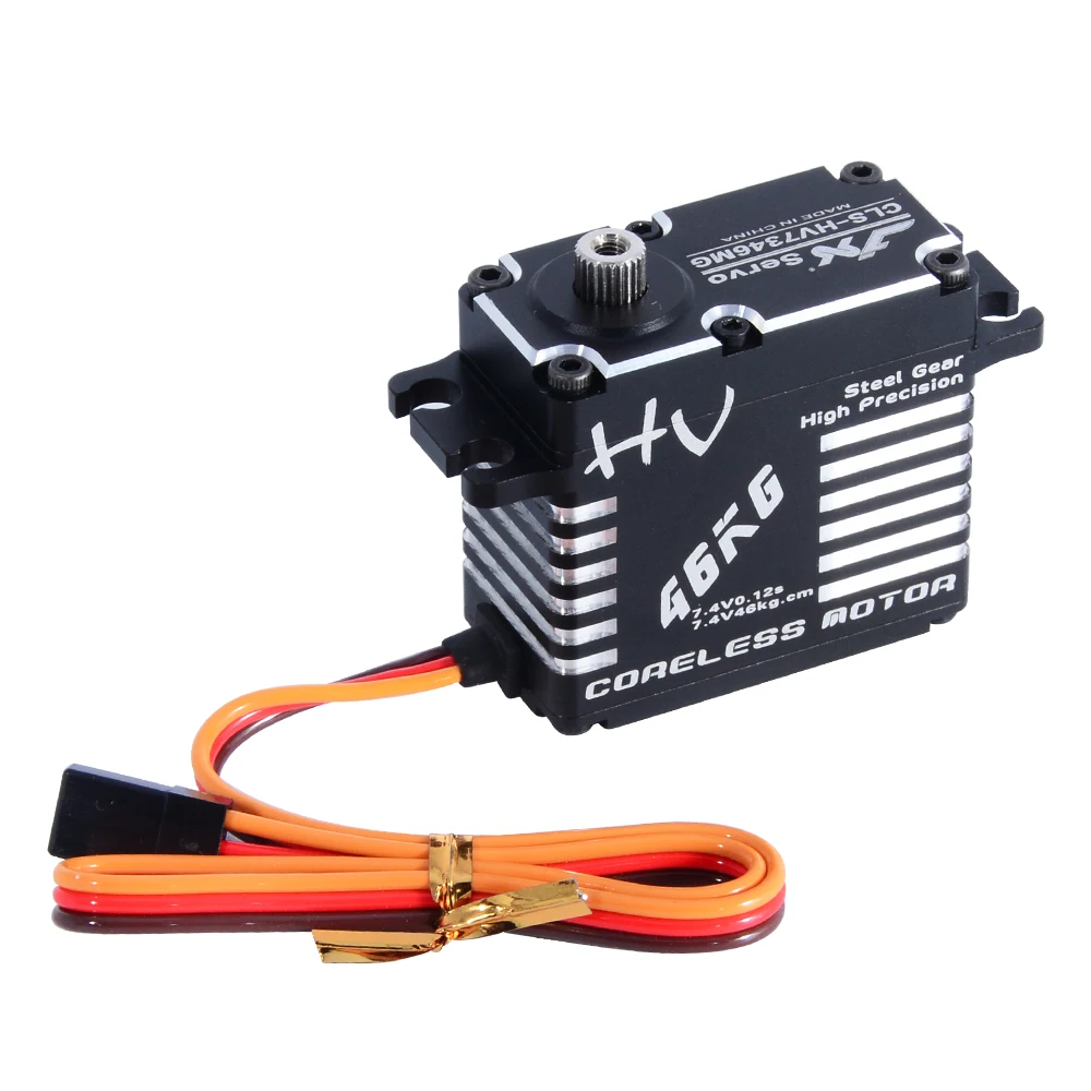 JX CLS-HV7346MG 46 кг Бессердечный Высокоточный стальной редуктор полный ЧПУ цифровой сервопривод для радиоуправляемого автомобиля гусеничного радиоуправляемого лодки самолета робота