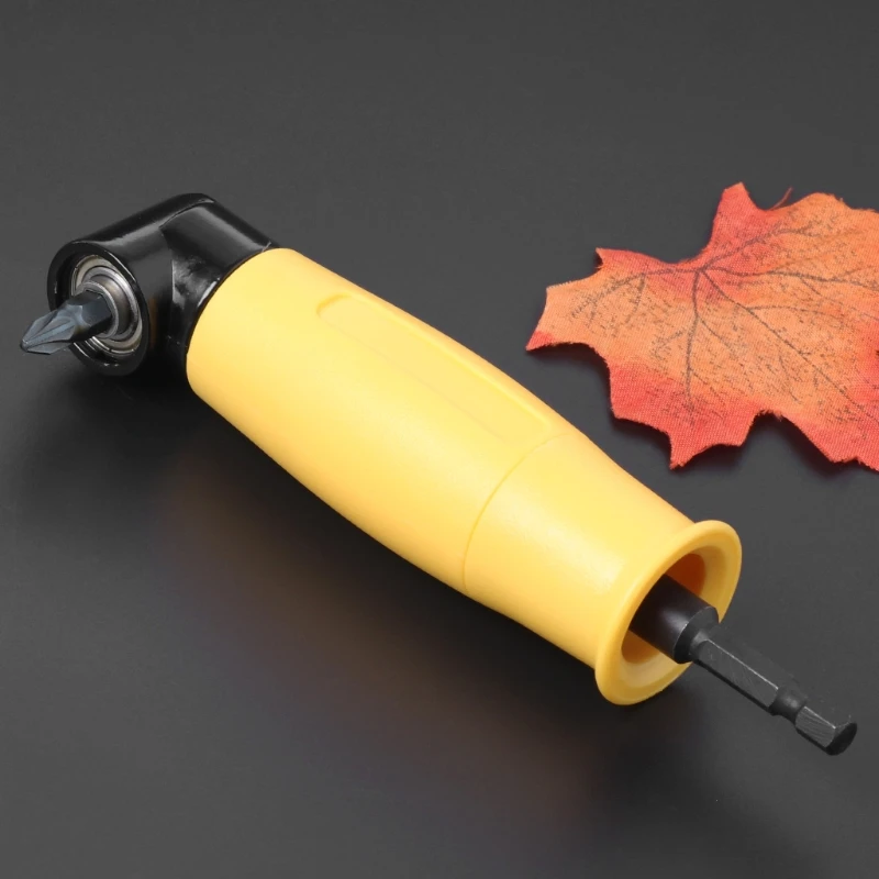 Угловой удлинитель 90 градусов правый хвостовик для сверления 1/4 &quotшестигранный