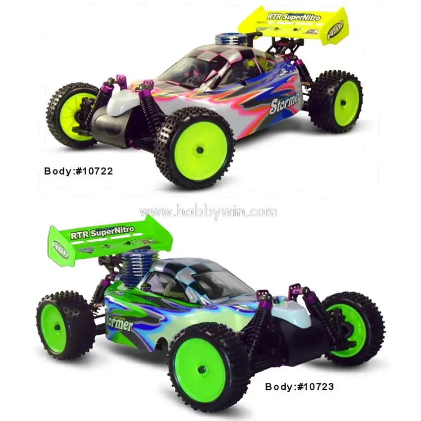 HSP 94105 RTR 2 4G 1/10 й 4WD Nitro двигатель мощный внедорожный Багги односкоростной Stormer|4wd