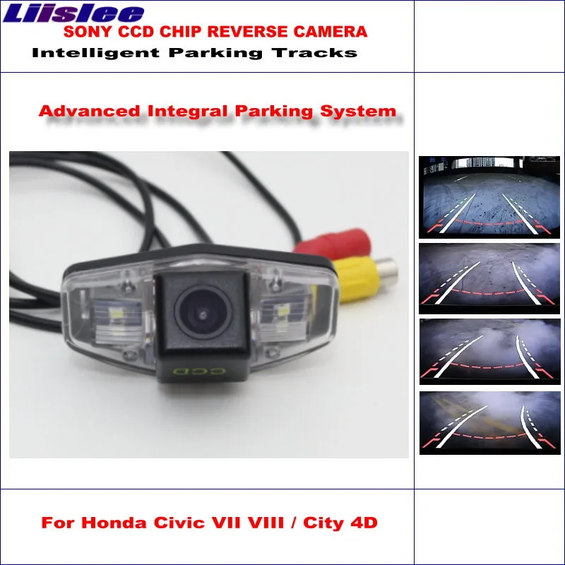 

Камера задняя Liislee для Honda Civic VII VIII / City 4D Backup / NTSC RCA AUX HD SONY CCD