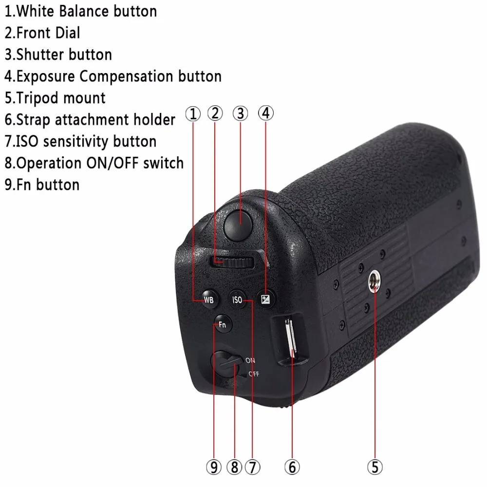 DMW BGGH5 батарейный блок для Panasonic GH5 Camera BGGH5GK блок|battery grip|grip gripgrip camera |