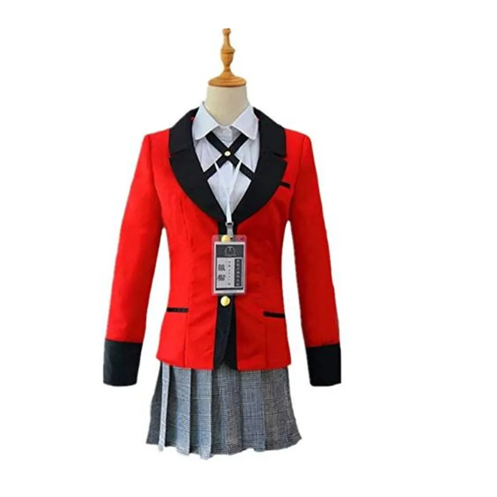 Бесплатная доставка костюм для косплея RainbowCos0 Kakegurui компульсивный игрок униформа