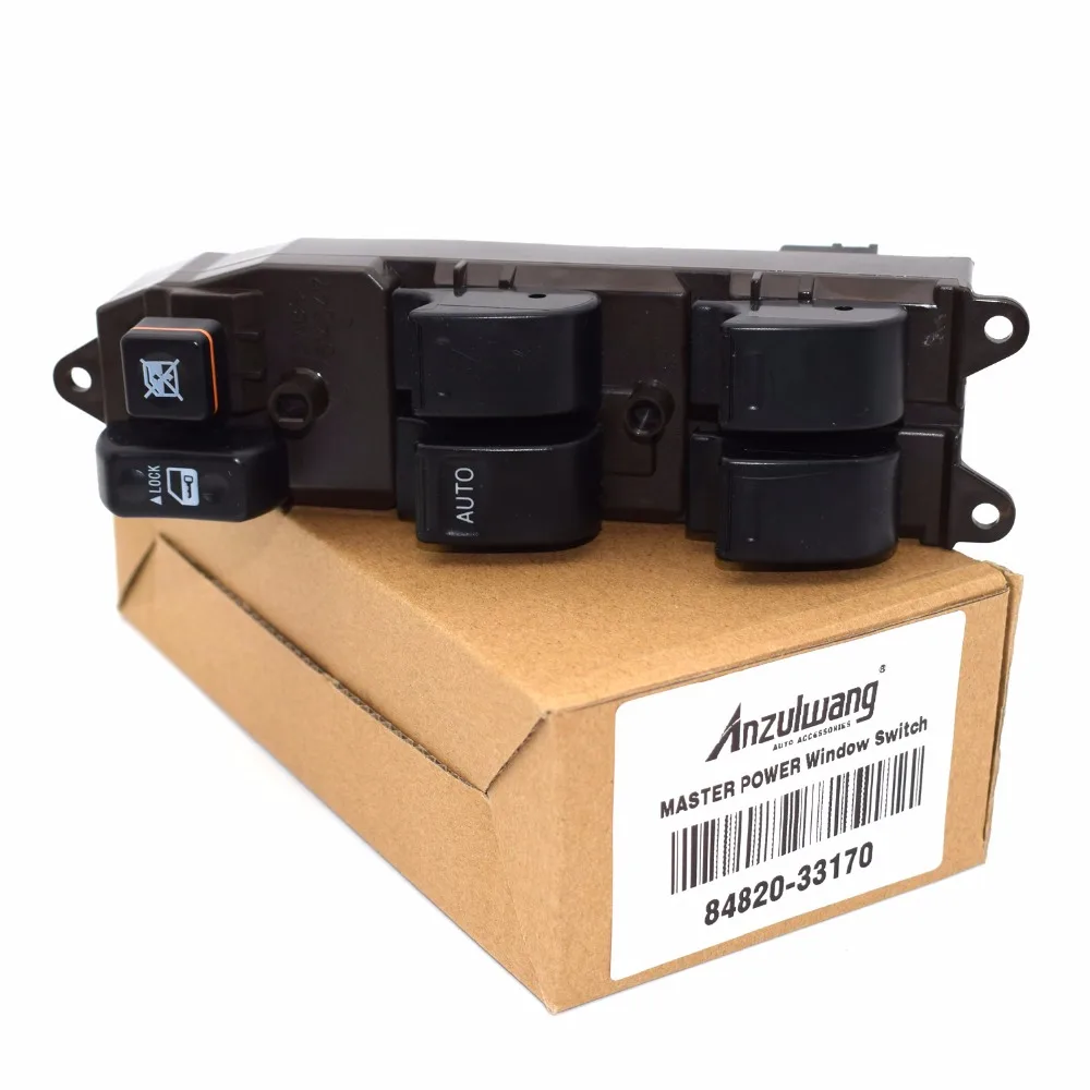 ANZULWANG 84820 33170 передний LH Электрический переключатель окна для Toyota Camry Land Cruiser Prado Scion