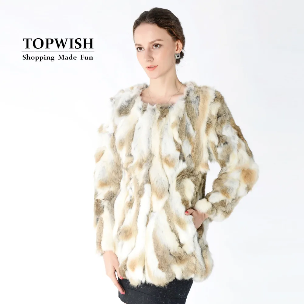 Новое поступление 100% горячая Распродажа Женская куртка из натурального меха