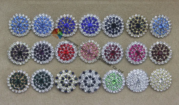 20 шт./лот розовое кольцо с розовыми камнями пуговица прозрачными стразами