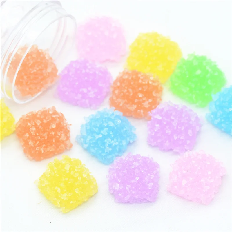 10 шт 16 мм смешанные формы сердца моделирование Gummy конфеты мяч | Смола кукольный