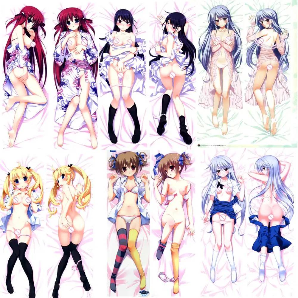 Японское аниме Grisaia no Kajitsu Hugging Body наволочка irisu makina & kazami kazuki matsushima michiru dakimakura