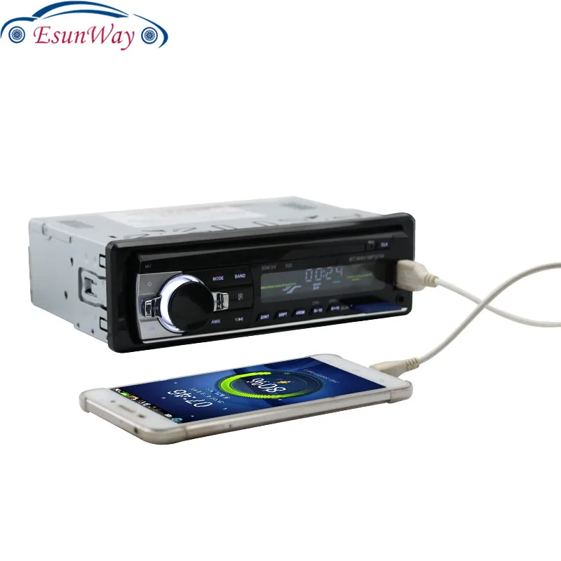 Авторадио автомобильное радио 12 в Bluetooth V2.0 стерео тире 1 Din FM Aux вход приемник SD USB MP3
