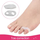 Силиконовые подушечки для пальцев ног, 2 шт. = 1 пара, утягивающие подушечки для пальцев ног, утягивающие стельки для ежедневного использования, 2 шт.