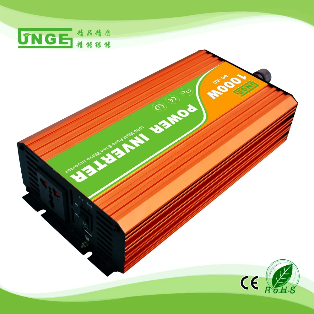 Пиковая 2000w1000w Инвертор постоянного тока в переменный инвертор с чистым синусом
