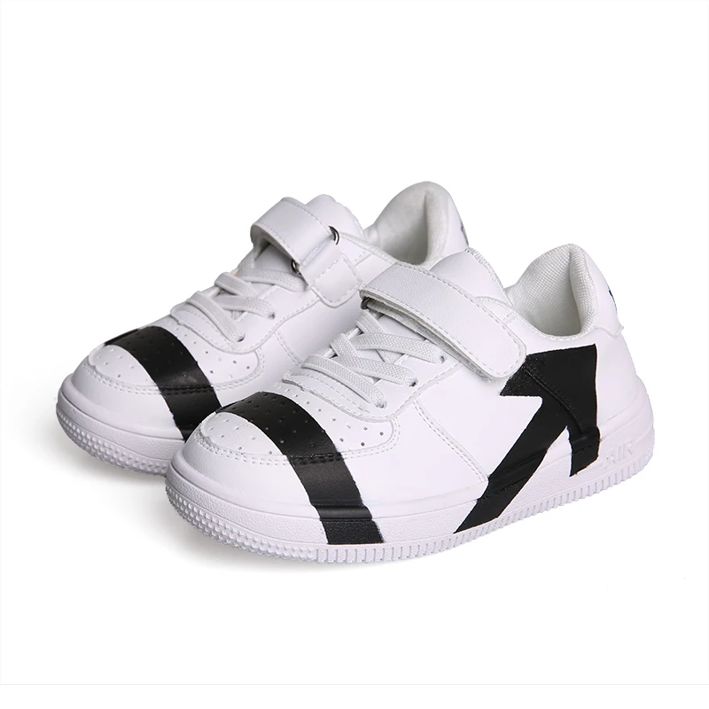 2018 г. осенне-зимняя повседневная кожаная обувь для маленьких девочек спортивные