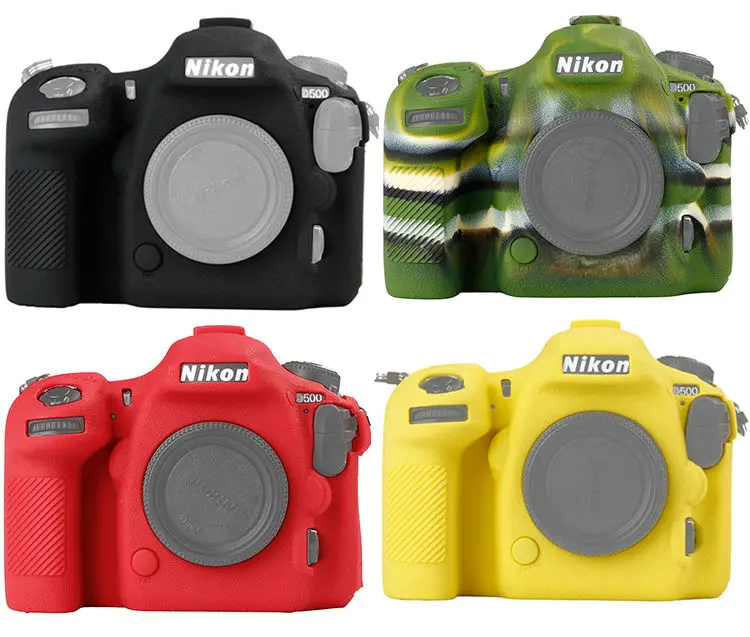 Мягкий силиконовый резиновый защитный чехол для камеры D500 Nikon | Электроника