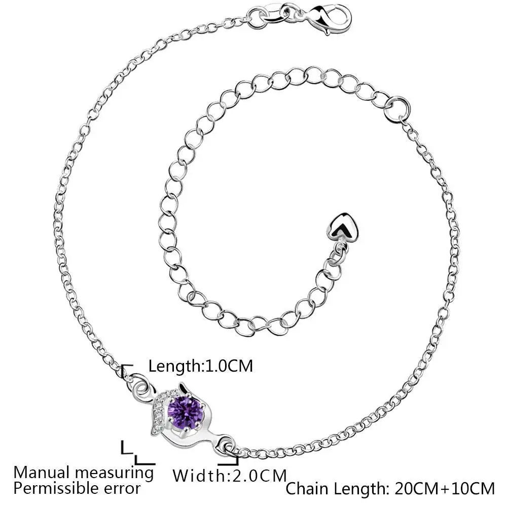 A034-B New Design Large Stock Delicate Handmade Cheap Silver Plated Anklet Bulk Sale | Украшения и аксессуары