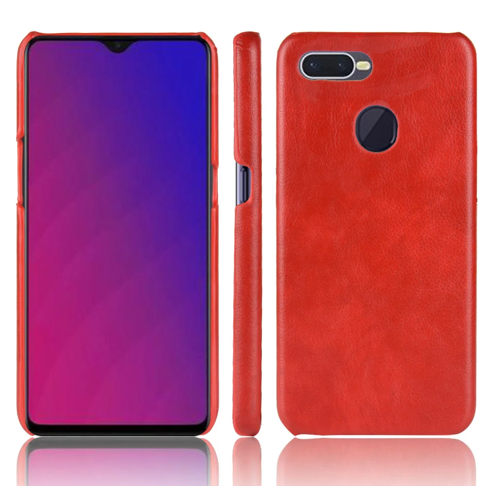 Slim Cases For Oppo F9 Case Litchi Skin Pattern PU Leather and PC Book Cover OPPO Pro CPH1823 CPH1828 CPH1881 Phone | Мобильные