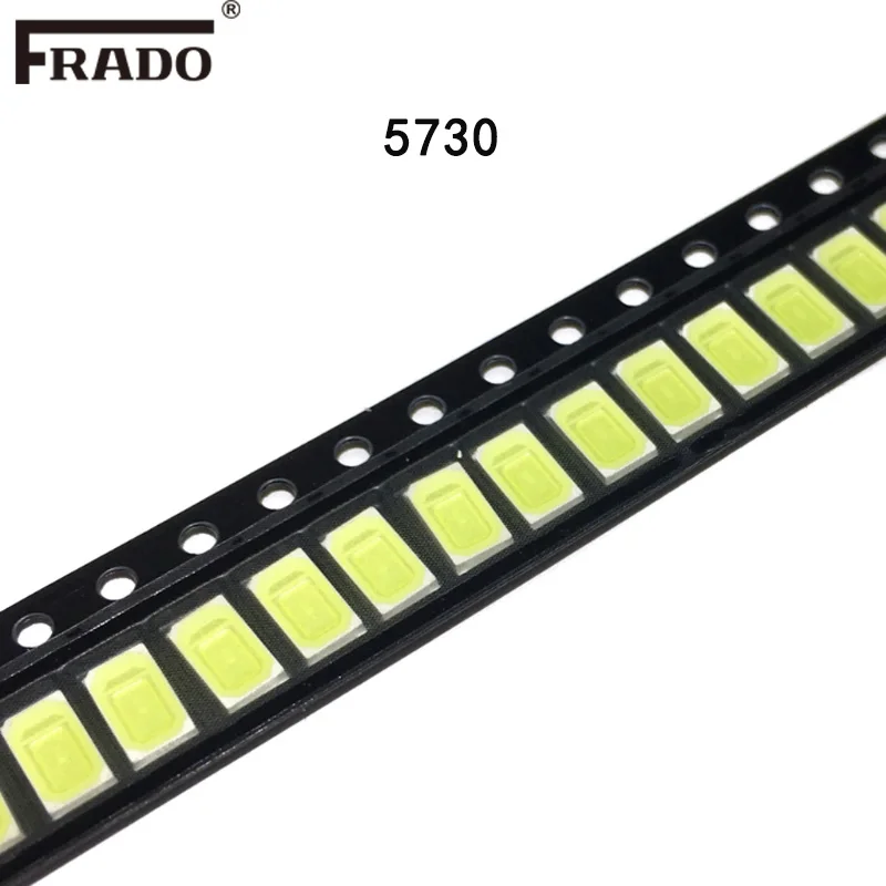 50 шт./лот Epistar светодиод SMD 5730 5050 2835 Лампы постоянного тока чип светодиодный s