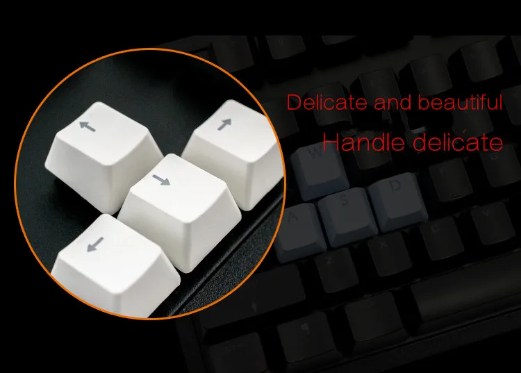 9 Keycap pbt двойной Цвет OEM Cherry MX Переключатель wasd и направление Ключ DIY клавиатура