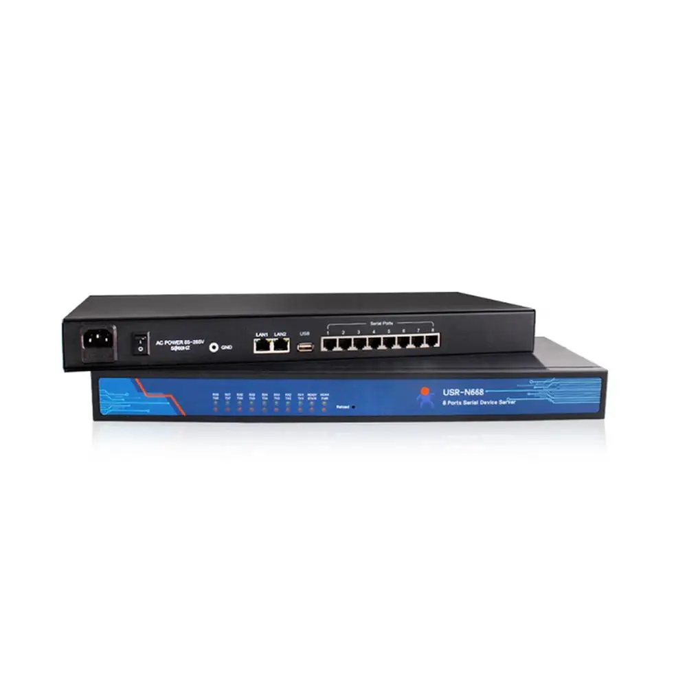 USR N668 8 портов последовательные порты устройства RS232/RS485/RS422 последовательный