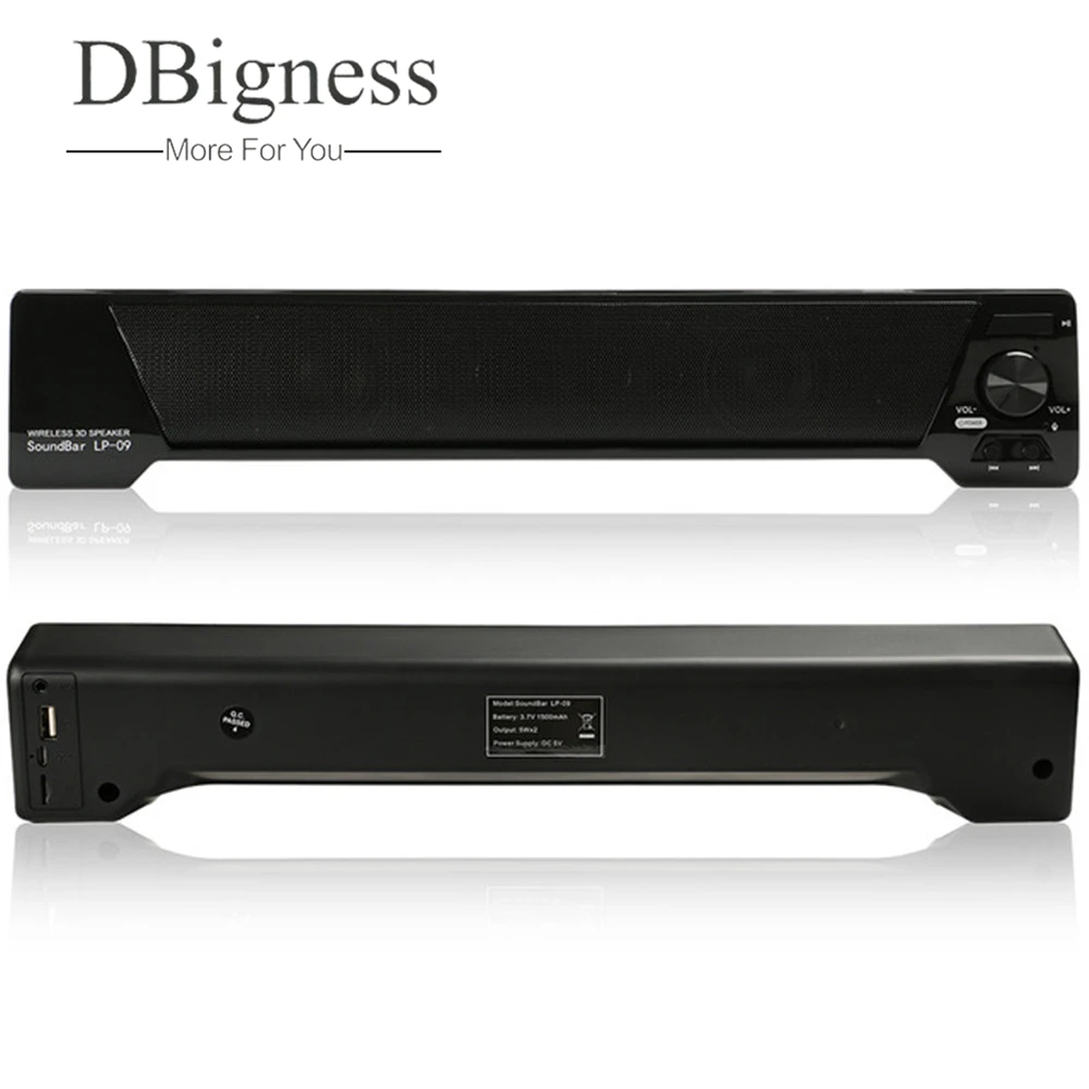 Беспроводная звуковая колонка Dbigness с Bluetooth коробка Hi Fi сабвуфер стерео