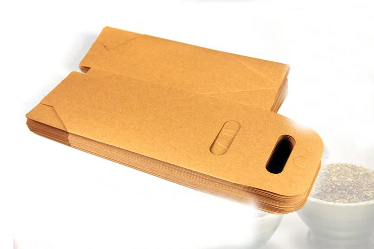 1015 56cm 1000pcslot hot natural kraft paper bagsparty gift packing boxcookiecandynuts bagdiy gift handle packing box free global shipping