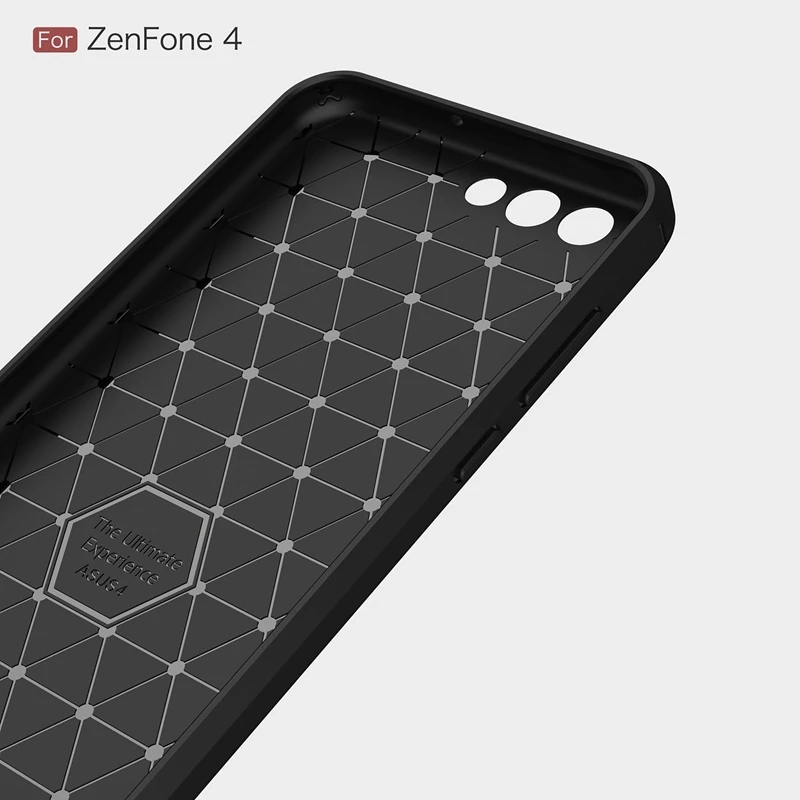 Телефон чехол для Asus Zenfone 4 pro max В Live селфи Pro AR ze554kl zs551kl zc554kl zb501kl углерода Волокно