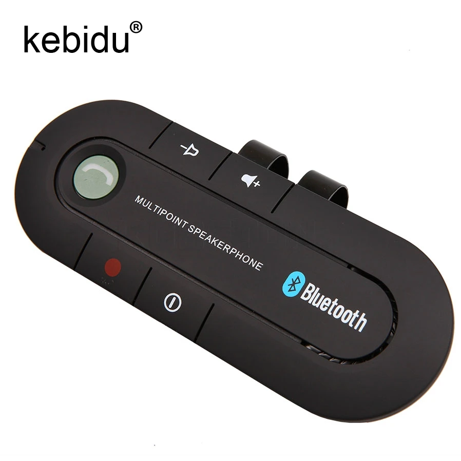 Kebidu Bluetooth 4 1 тонкий магнитный автомобильный комплект громкой связи динамик